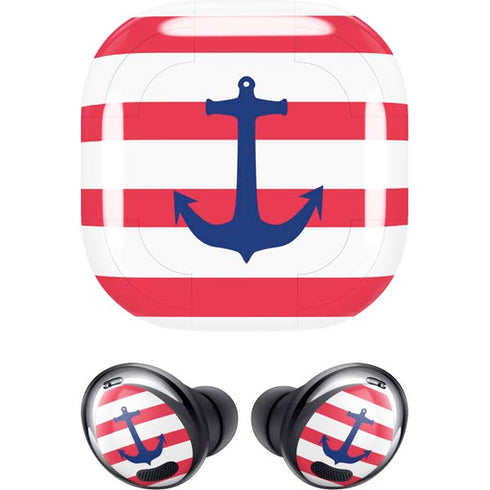 Nautical Stripes Galaxy Buds Pro Skin