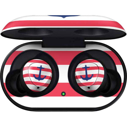 Nautical Stripes Galaxy Buds Skin