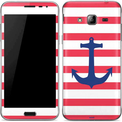 Nautical Stripes Galaxy J3 Skin