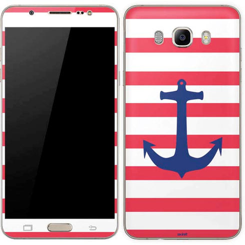 Nautical Stripes Galaxy J7 Skin