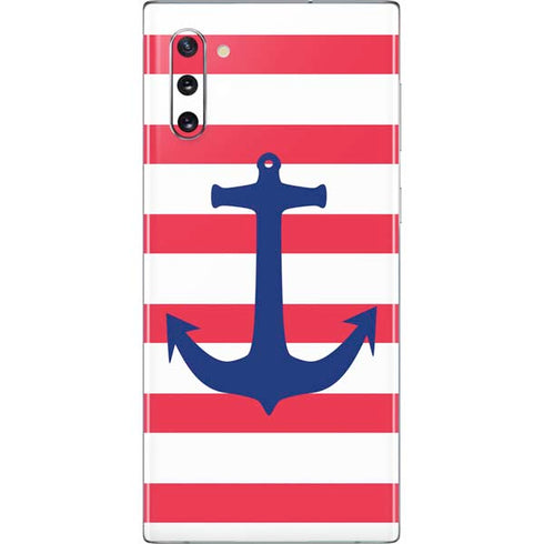 Nautical Stripes Galaxy Note 10 Skin
