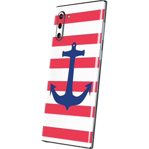 Nautical Stripes Galaxy Note 10 Skin