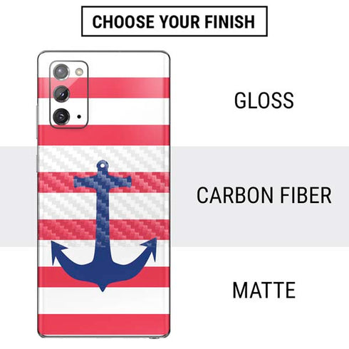 Nautical Stripes Galaxy Note20 5G Skin