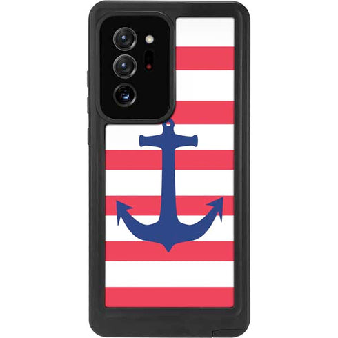 Nautical Stripes Galaxy Note20 Ultra 5G Waterproof Case