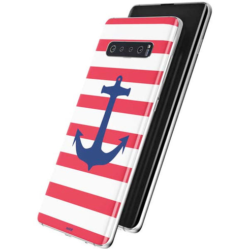 Nautical Stripes Galaxy S10 Skin