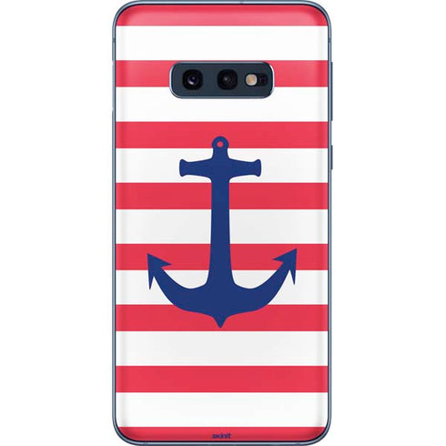 Nautical Stripes Galaxy S10e Skin