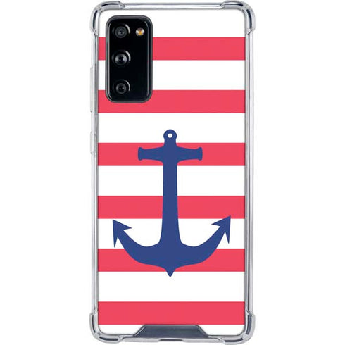 Nautical Stripes Galaxy S20 FE Clear Case