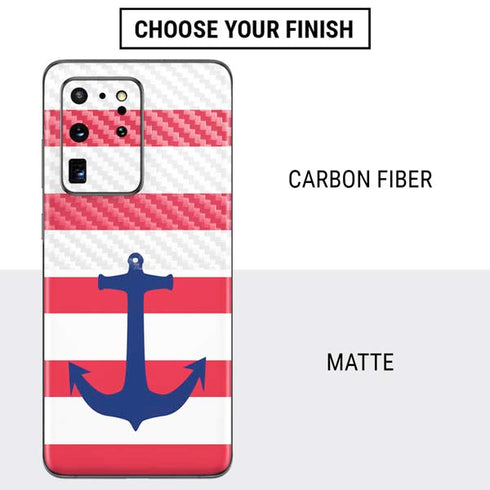 Nautical Stripes Galaxy S20 Ultra 5G Skin