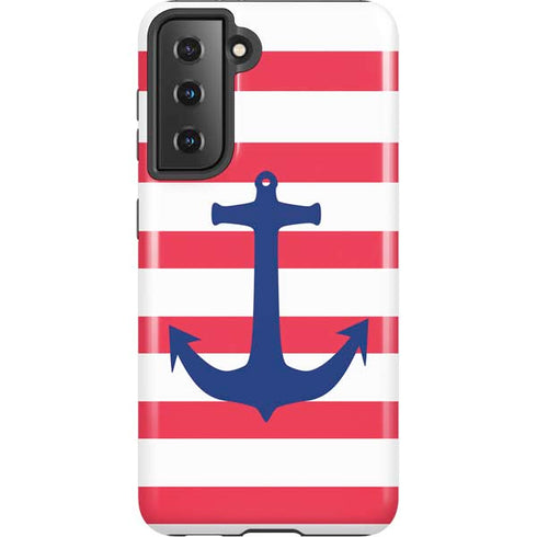 Nautical Stripes Galaxy S21 5G Pro Case