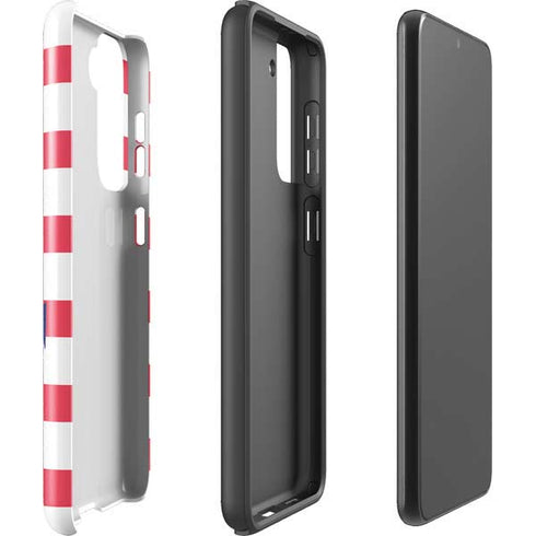Nautical Stripes Galaxy S21 Plus 5G Pro Case