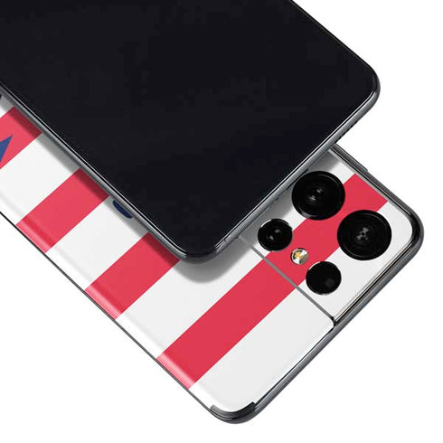 Nautical Stripes Galaxy S21 Ultra 5G Skin