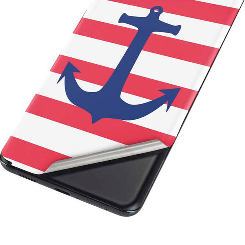 Nautical Stripes Galaxy S21 Ultra 5G Skin