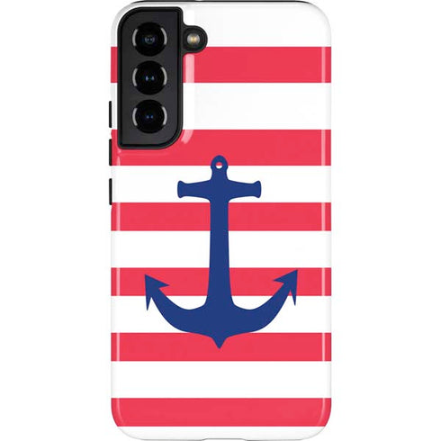 Nautical Stripes Galaxy S22 Plus Pro Case