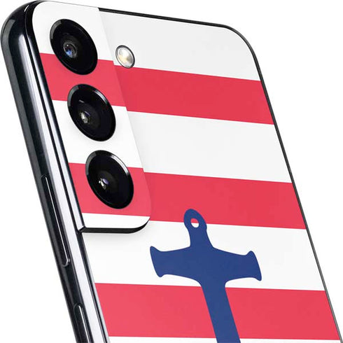 Nautical Stripes Galaxy S22 Skin