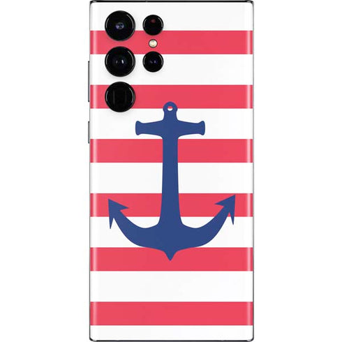 Nautical Stripes Galaxy S22 Ultra Skin