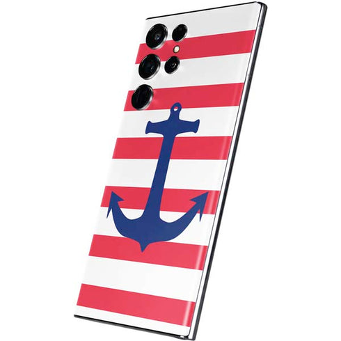 Nautical Stripes Galaxy S22 Ultra Skin