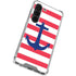 Nautical Stripes Galaxy S23 Clear Case