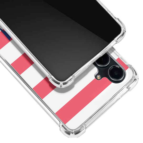 Nautical Stripes Galaxy S23 FE Clear Case