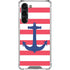 Nautical Stripes Galaxy S23 Plus Clear Case