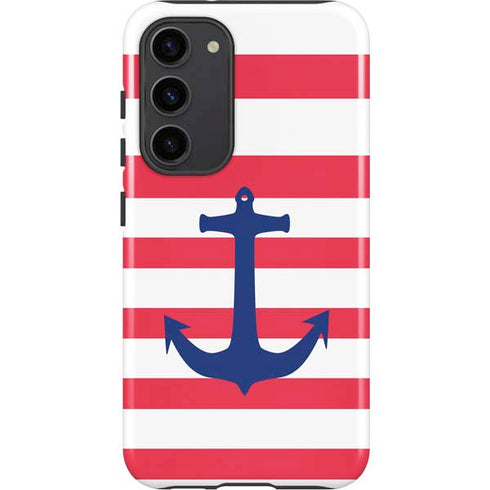 Nautical Stripes Galaxy S23 Plus Pro Case