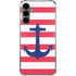 Nautical Stripes Galaxy S24 Plus Clear Case