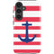 Nautical Stripes Galaxy S24 Plus Impact Case