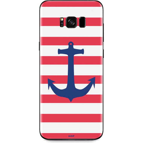 Nautical Stripes Galaxy S8 Skin
