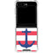 Nautical Stripes Galaxy Z Flip5 5G Clear Case