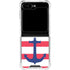 Nautical Stripes Galaxy Z Flip5 5G Clear Case