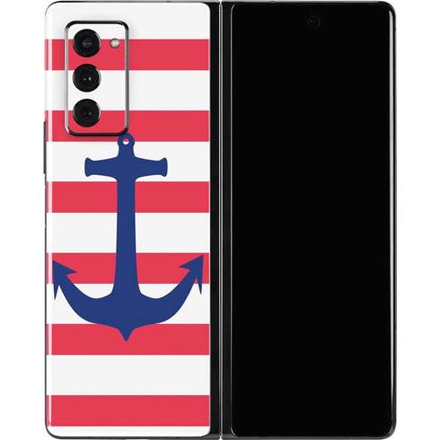 Nautical Stripes Galaxy Z Fold2 5G Skin