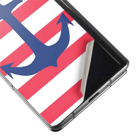 Nautical Stripes Galaxy Z Fold2 5G Skin