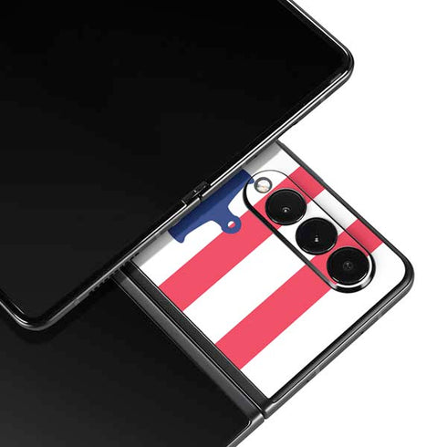 Nautical Stripes Galaxy Z Fold3 5G Skin