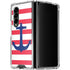 Nautical Stripes Galaxy Z Fold4 5G Clear Case