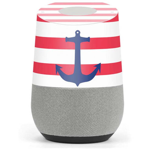 Nautical Stripes Google Home Skin