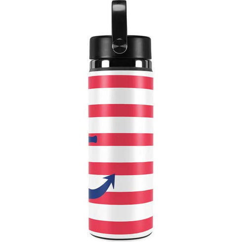Nautical Stripes Hydro Flask 20oz Wide Mouth Skin