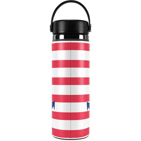 Nautical Stripes Hydro Flask 20oz Wide Mouth Skin