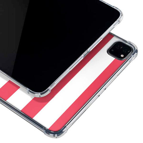 Nautical Stripes iPad Pro 12.9in (2020) Clear Case