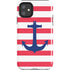 Nautical Stripes iPhone 11 Impact Case