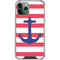 Nautical Stripes iPhone 11 Pro Max Clear Case