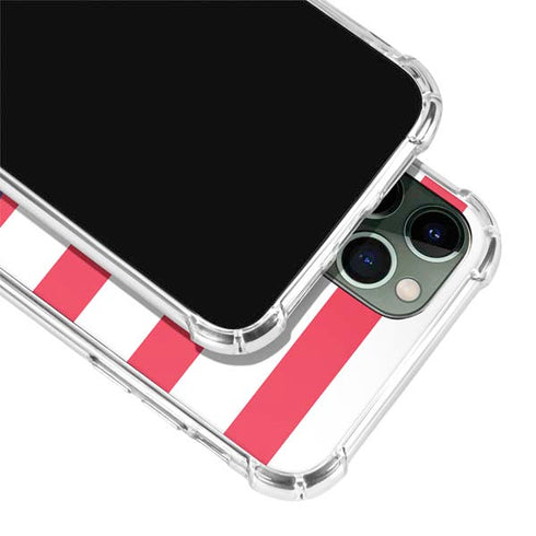 Nautical Stripes iPhone 11 Pro Max Clear Case