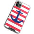 Nautical Stripes iPhone 11 Pro Max Clear Case