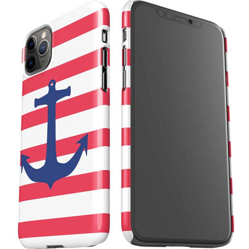 Nautical Stripes iPhone 11 Pro Max Lite Case