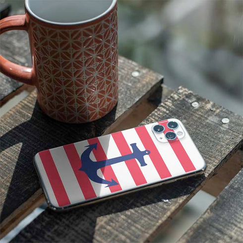 Nautical Stripes iPhone 11 Pro Max Skin