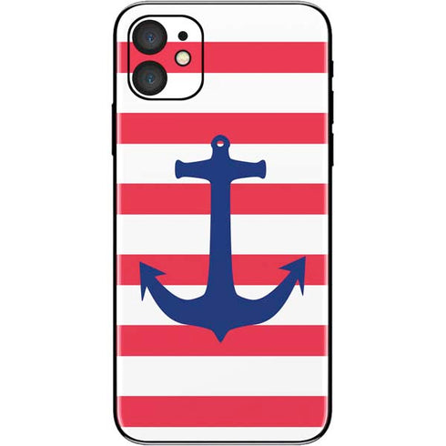 Nautical Stripes iPhone 11 Skin