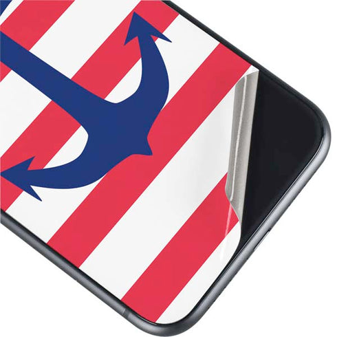 Nautical Stripes iPhone 11 Skin