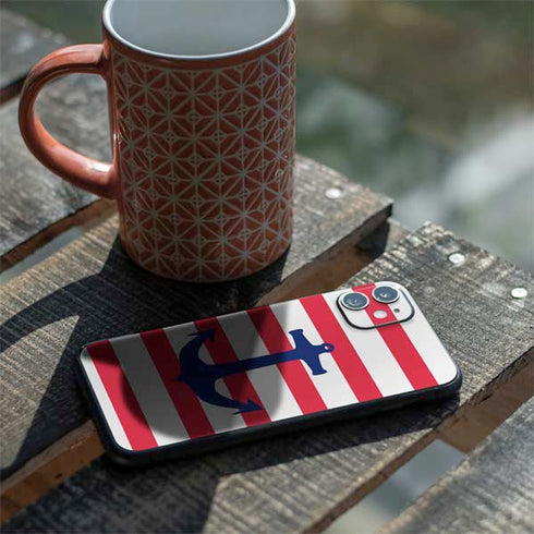 Nautical Stripes iPhone 11 Skin
