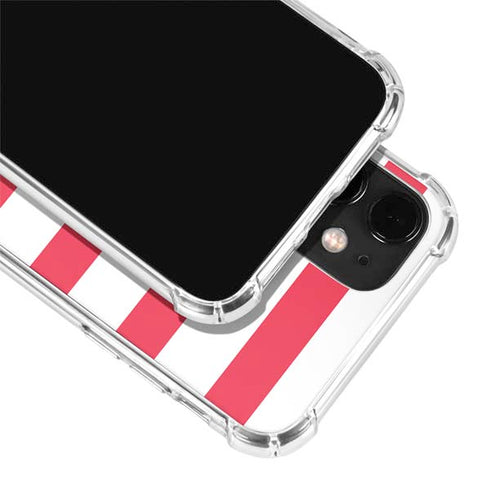 Nautical Stripes iPhone 12 Clear Case