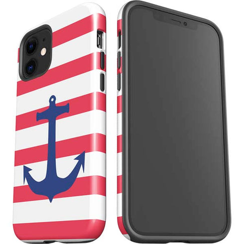 Nautical Stripes iPhone 12 Impact Case