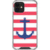 Nautical Stripes iPhone 12 Mini Clear Case