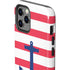 Nautical Stripes iPhone 12 Pro Impact Case